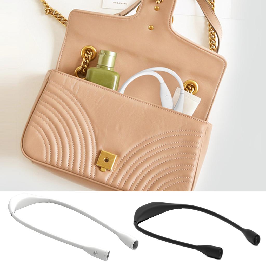 USB LED Book Light Rechargeable Reading Lights Stepless Dimming Work Lamp 360-degree Adjustment Hands Free for Camping Repairing