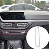 ABS Silver Center Console Volume Knob Frame Trim For BMW 1 2 Series -