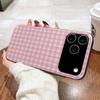 Простой шикарный решетчатый узор гофрированный узор для iPhone 17 16 15 14 13 12 11 16 Pro Max Plus Pro Нескользящий чехол для телефона