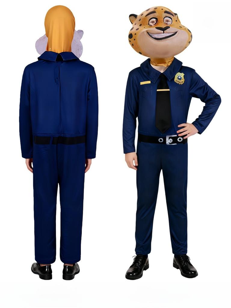 Zootopia Detective Cosplay Outfit With Polyester Fabric For Cosplay Events And Parties