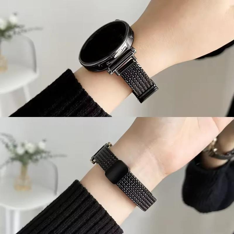 Металлический ремешок 18 мм, совместимый с Huawei Watch GT5 GT4 41 мм/GT5pro 42 мм, Роскошный женский ремешок для Huawei Watch 5 42 мм