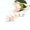 5pcs Doll Decorations Doll Dress Mini Doll Hangers Dollhouse Furniture Metal Clothes Hangers