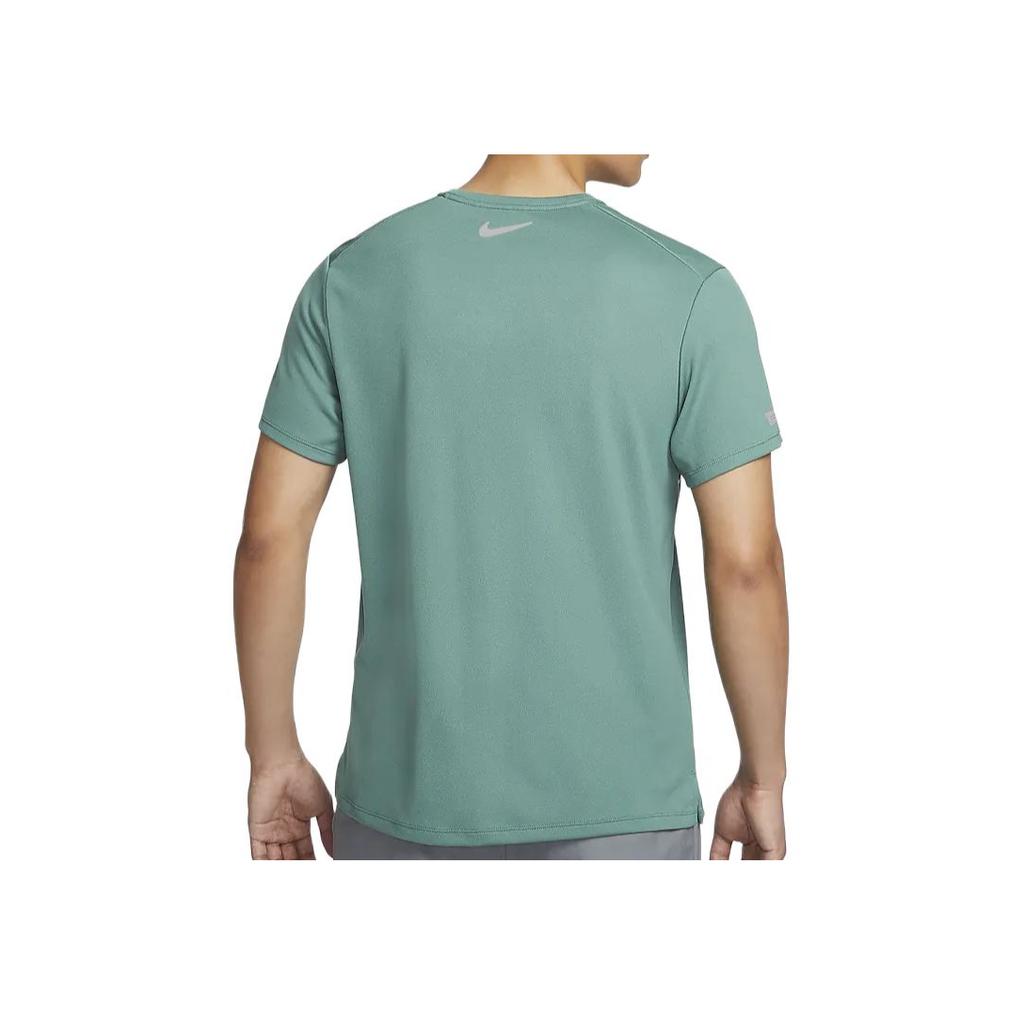 Nike Flash Quick-Dry Sun Protection Logo Print Crew Neck Short Sleeve T-Shirt Men Tops Coastal-Blue FN3052-361