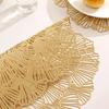 Placemat PVC Washable Mats for Dining Table Decor Mat Non-slip Placemat Set In Kitchen Accessories Cup Coaster Wine Pad