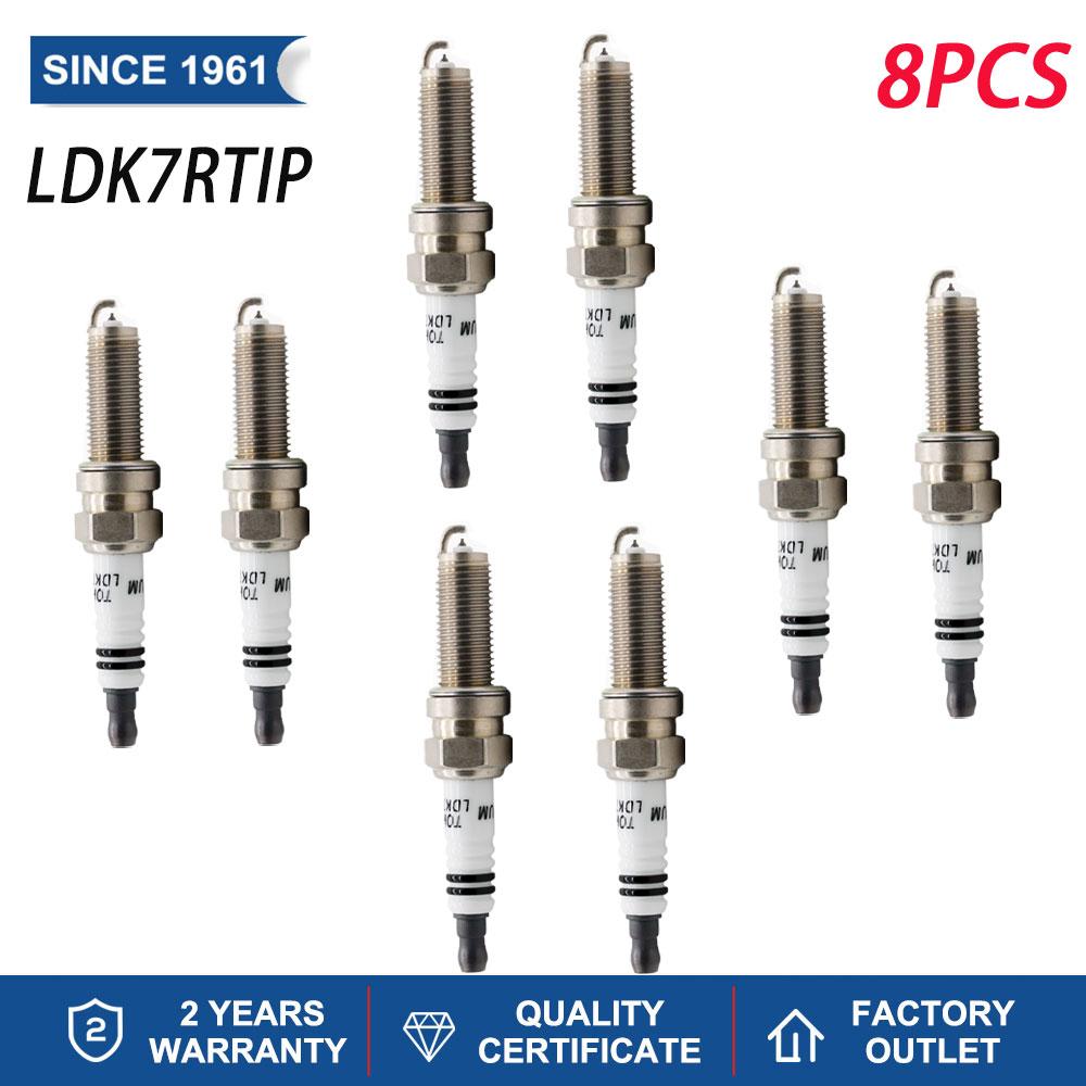 4-8 шт. Иридиевые платиновые свечи зажигания Torch LDK7RTIP Замена для LKR7BIX-P LKR7BIXP LKR7BI8 LKR7B9 SUZUKI 09482-00607 0948200607