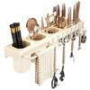 Miflame Wall-Mounted Kitchen Knife and Storage Rack