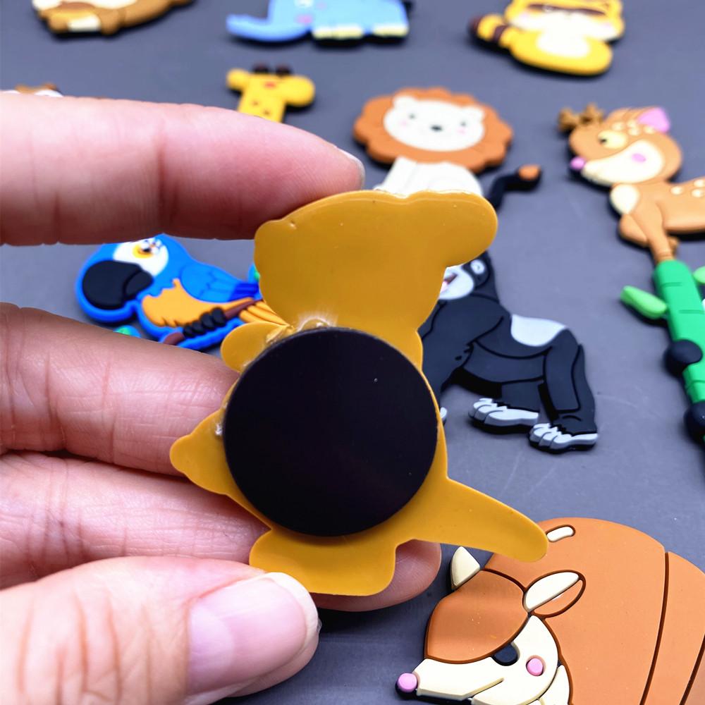 Новый ПВХ магнит на холодильник для декора холодильника Магниты с животными на ферме для детей Милые магниты на холодильник для детей Магнитная игрушка