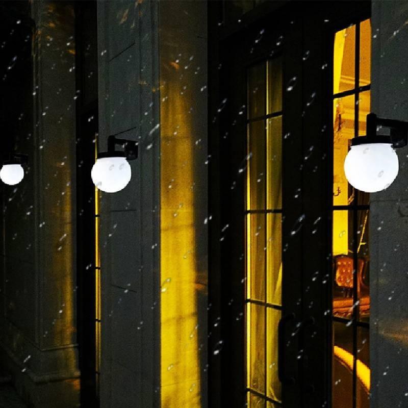 Современный уличный светодиодный настенный светильник, стекло, нержавеющая сталь, дизайн в виде сферы, сертифицирован по IP44