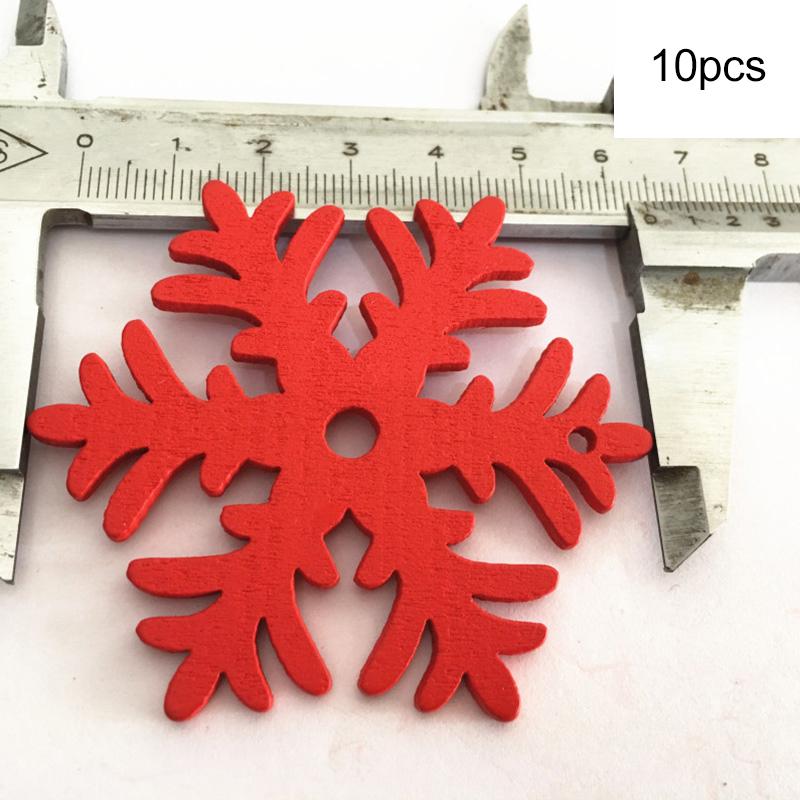 10 шт. Рождественская звезда, подвесные украшения, снежинки, деревянные подвески, рождественская елка, лось, ангел, сердце, праздничные принадлежности