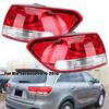 Outer Rear Tail Light for Kia Sorento 2016 2017 2018 Replacement Car Accessories Without Bulb Red Waterproof Brake Lamps Parts