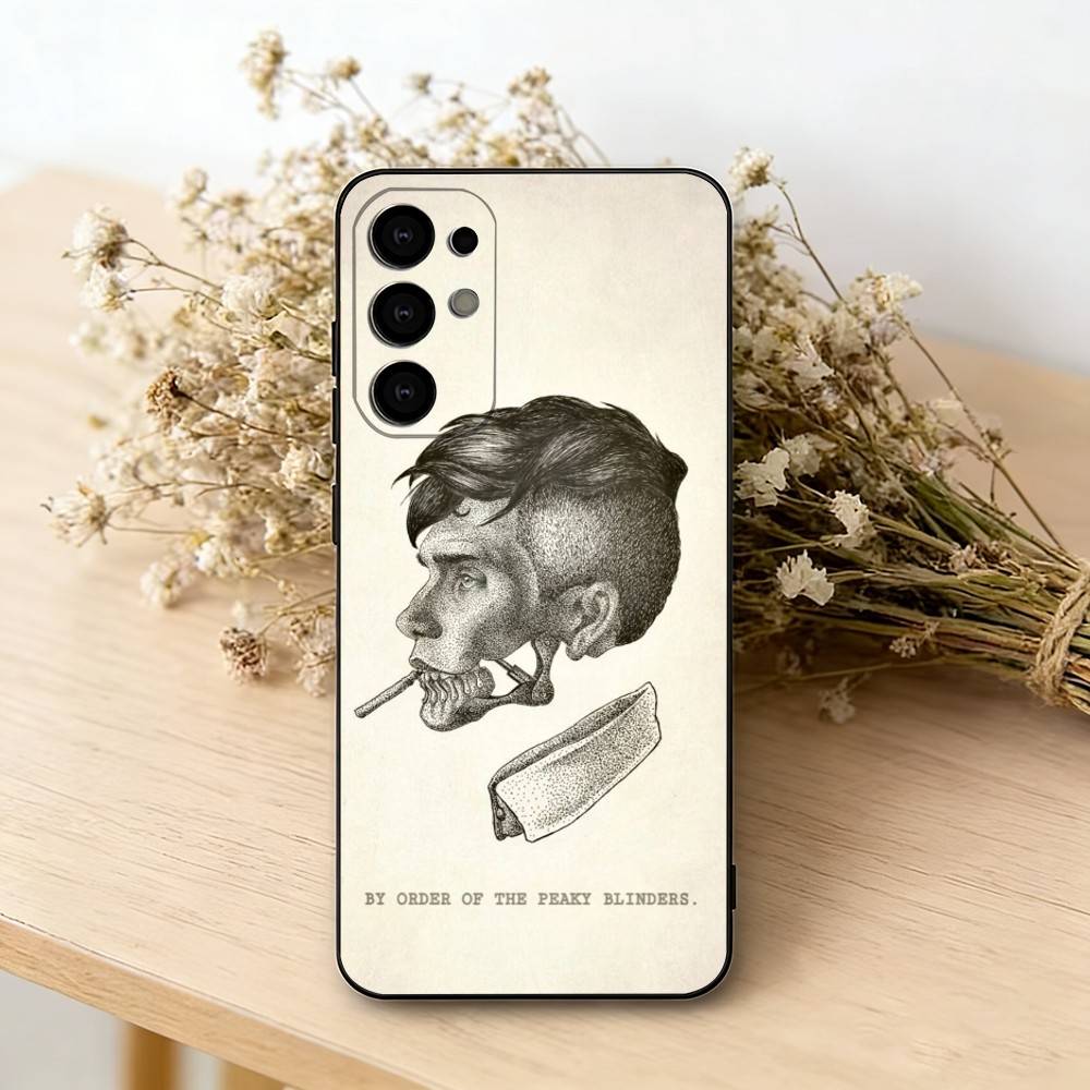 Чехол для телефона Peaky Blinders Томми Шелби для Samsung S25,S24,S21,S22,S23,S30,Ultra,S20,Plus,Fe,Lite,Note,10, Черный Чехол