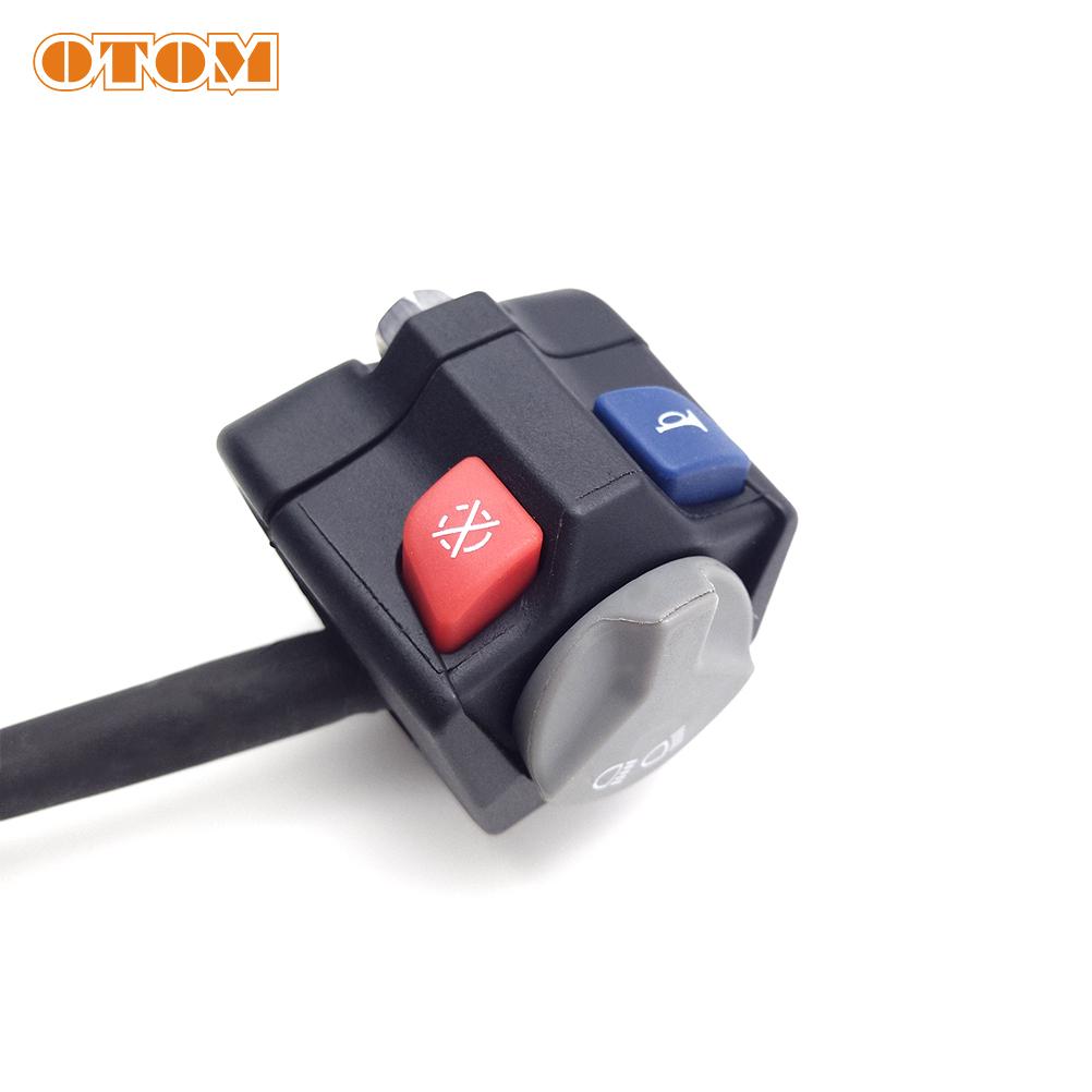 OTOM Переключатели для мотоцикла KTM XCW EXC 125 150 450 500 Комбинированный переключатель фар и клаксона Контроллер на руле Кнопка ВКЛ ВЫКЛ