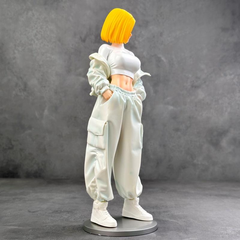 Dragon Ball Figure JT Cyborg No. 18 Standing Two-Dimensional Girl Anime Model Desktop Ornament Wholesale