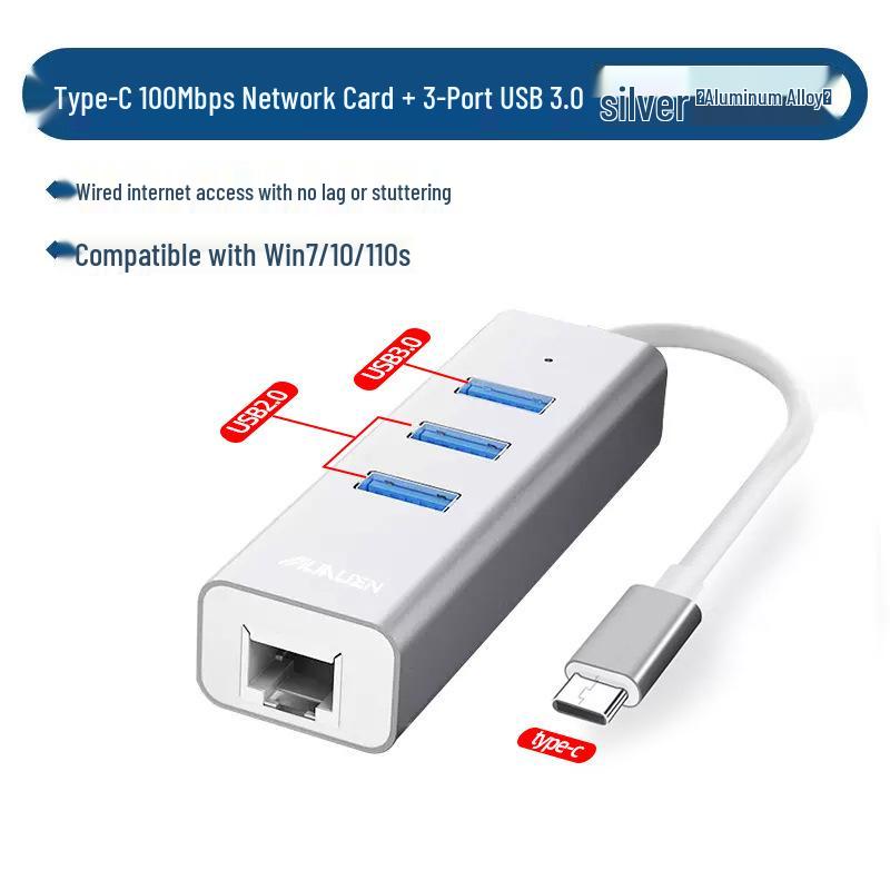 Gigabit Ethernet-адаптер Type-C на RJ45, не требующий установки драйверов