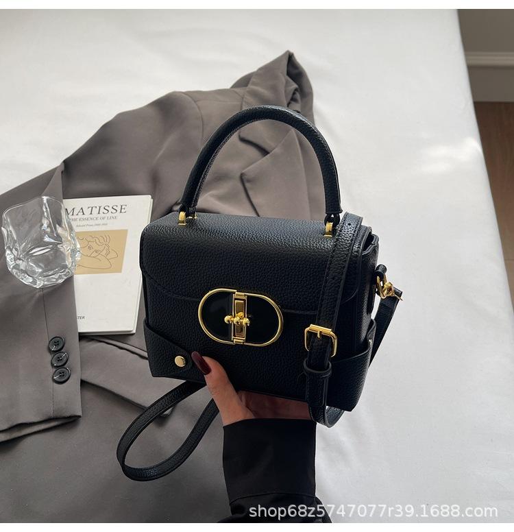2025 New Bag Women's Bag High-end Versatile Handbag Fashion Niche Shoulder Messenger Bag Commuter Box Bag