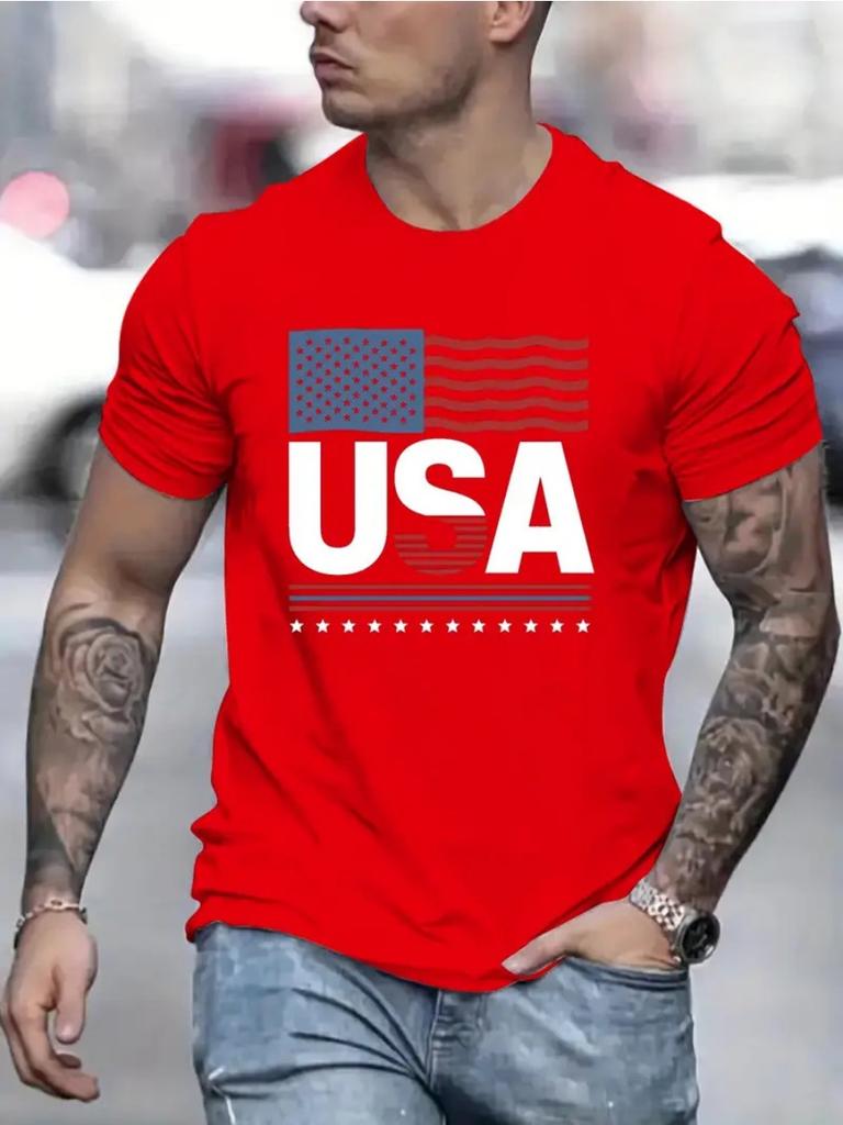 Летняя повседневная мужская футболка с модным принтом в виде букв и 3D-принтом, с круглым вырезом и коротким рукавом, свободная, удобная, с коротким рукавом