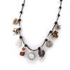 [H9869] - 'Mother Nature' Amber Brown Designer Necklace