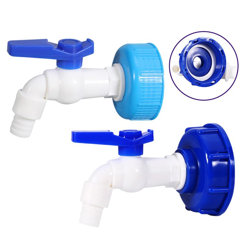 IBC Tank Tap Adapter Valve Coarse Thread Garden Quick Connect Faucet 1/2 3/4 Male Tank Tap Accessory Fitting
