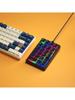 K10 Механическая цифровая клавиатура Numpad LED с подсветкой Клавиатура с расширенной раскладкой синего/черного цвета для кассира