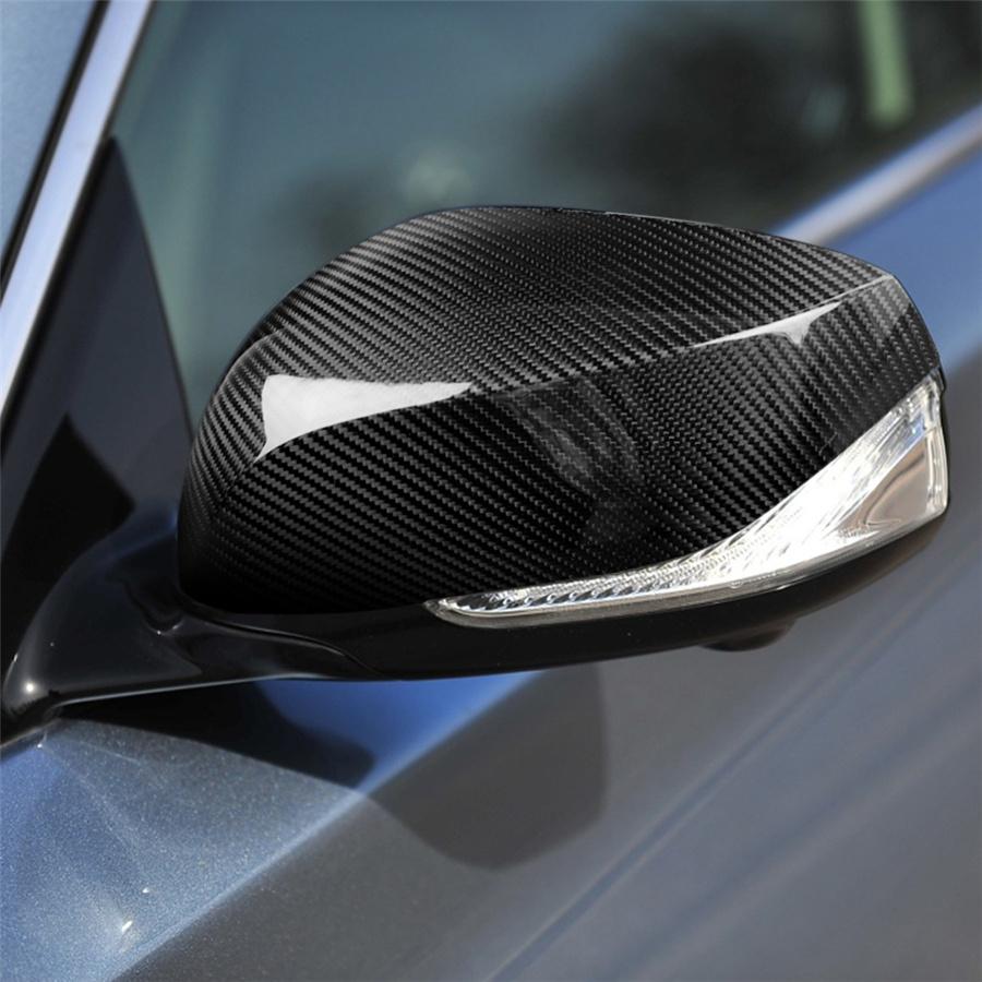 Накладки на боковые зеркала из настоящего углеродного волокна для INFINITI Q50 Q70 2014+
