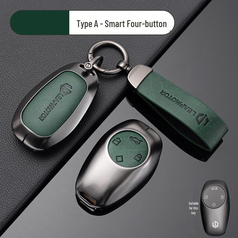 Чехол для ключей Leapmotor T03 Стиль C11: Защитный чехол для пульта-ключа из сплава S01 для женщин