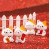 Мини-фигурки кошек удачи, реалистичные кошки, микро-ландшафтный орнамент для сада и ландшафта