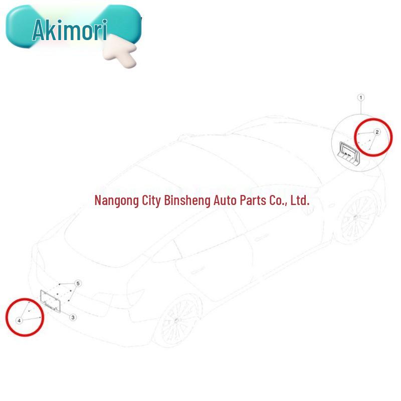 Compatible License Plate Nut, Door & Liftgate Trim Panel Screw Seal for Tesla 1003209-00-A