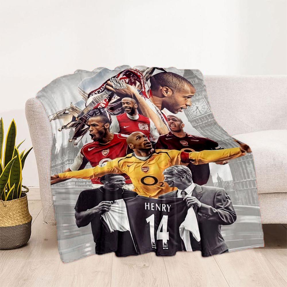 Arsenal Blanket Soft & Cozy Great for Office Chair Seaside Four Seasons Universal Stylish Decor Best Holiday Gift for Friends Family