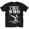 The Who Unisex Adult British Tour 1973 Cotton T-Shirt