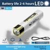 3 Modes Portable 2 IN 1 Ultra Bright Tactical LED Flashlight Mini Outdoor Flashlight With USB Charging