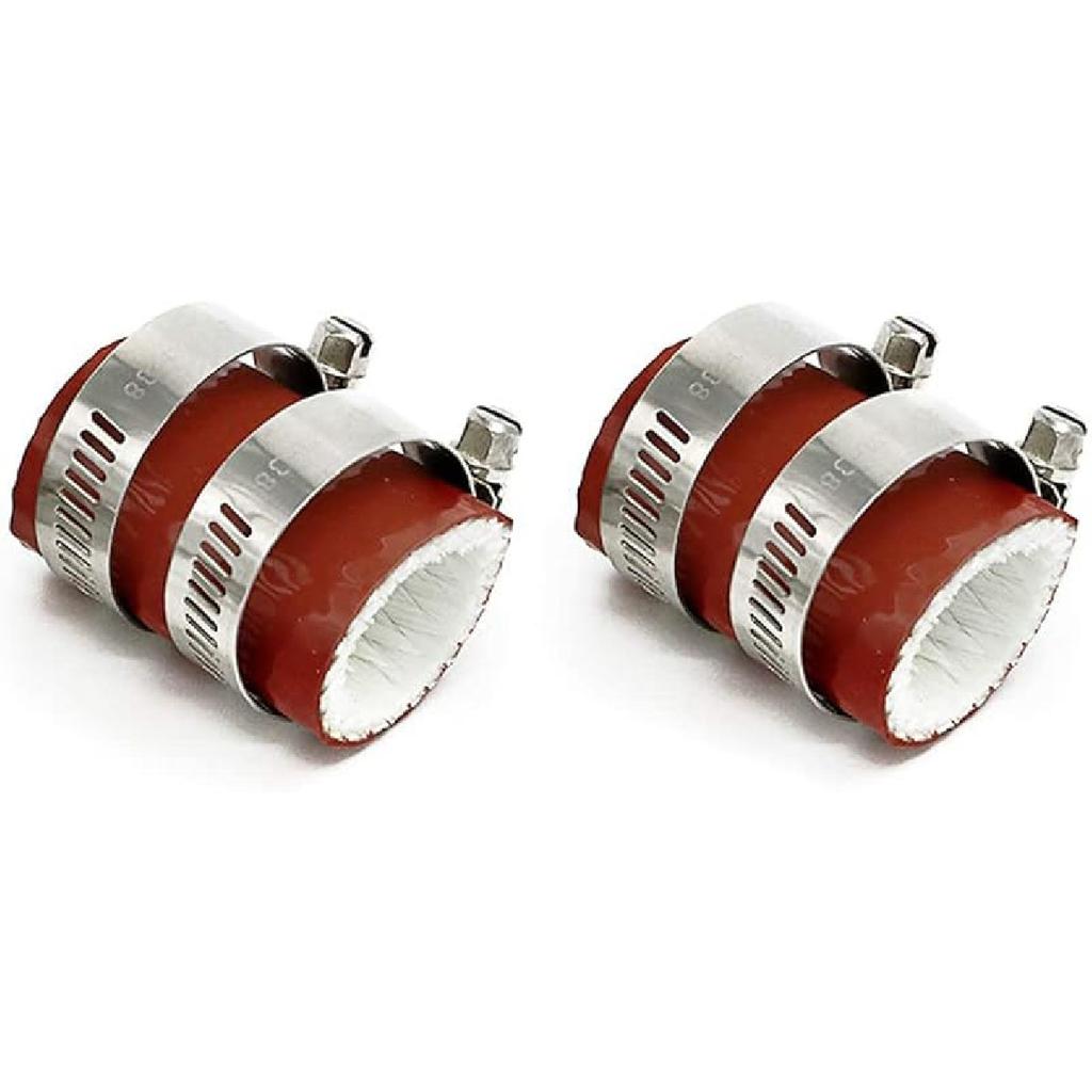 Motoparty High Temp Exhaust Couplings Clamps 1"ID For Yamaha Banshee YZF350 YFS200 Raptor Blaster KX80 KX125 KX250 CR80 CR125 CR250 CR450 TRX250R CR