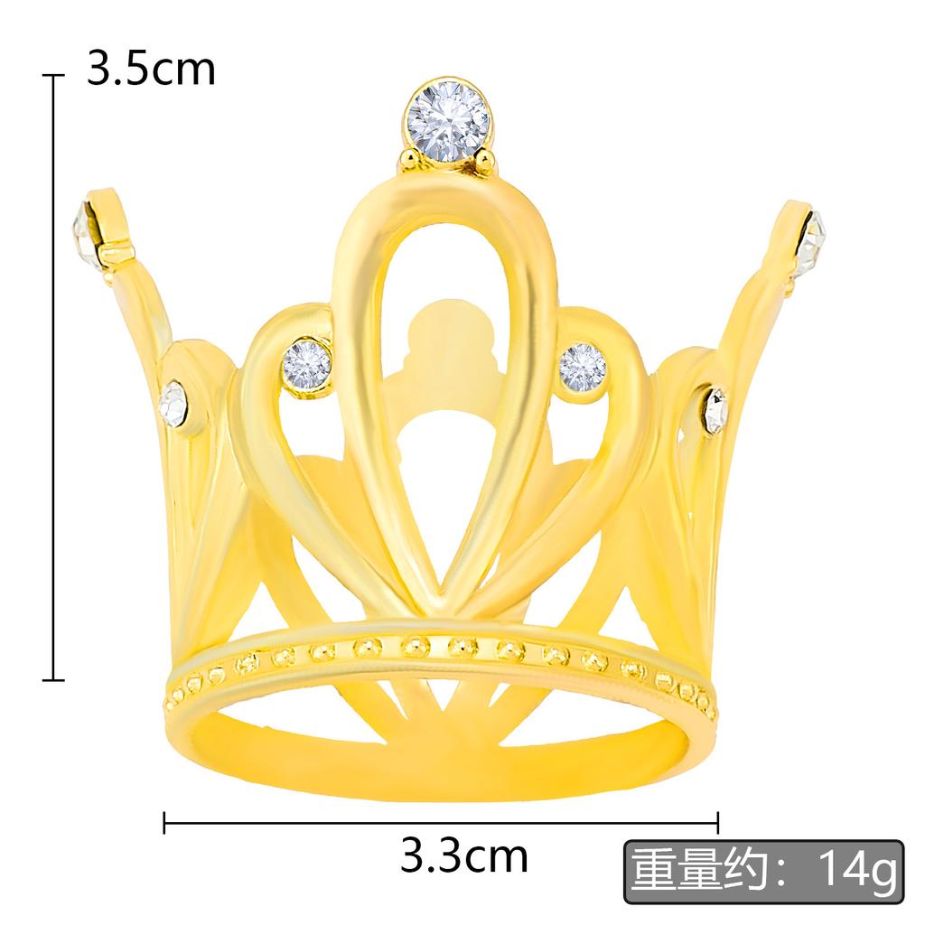 1/50pcs Mini Crown Cake Decoration Tiny Baby Small Pearl Tiara Crown Princess Topper Children Hair Ornaments Party Cake Decors