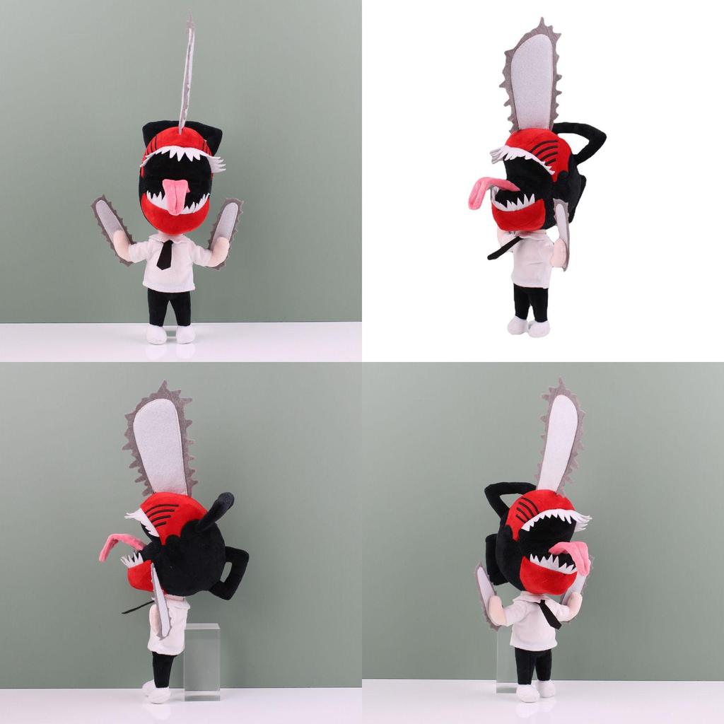 Man Denji Plush Dolls Soft Cuddly Steel-wire Tongue Figures