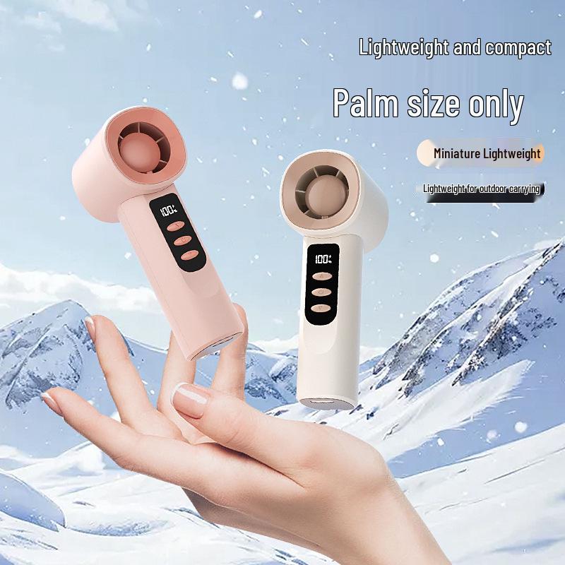 High-Speed Handheld USB Rechargeable Mini Fan – Portable Outdoor Electric Display Fan