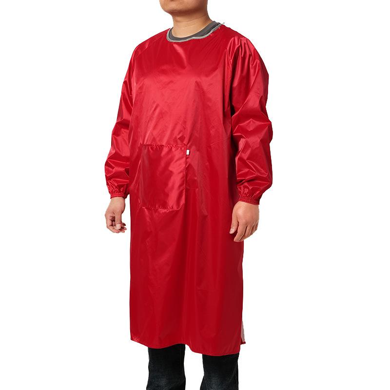 Водонепроницаемый и маслостойкий фартук с длинными рукавами для дома и кухни для мужчин и женщин