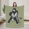 Nana Hachi  Manga Knitted Blanket Anime  Flannel Throw Blanket Summer Air Conditioning Portable Soft Warm Bedsprea