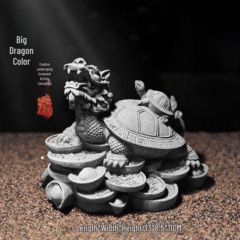 Китайская статуя Будды из песчаника - Декор для внутреннего сада и аквариума