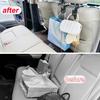 Car Seat Headrest Hooks - Cute Cartoon Cat Hook Vehicle Hanger For Purses, Bags, Coats, Umbrellas Holder (2Pc Black)