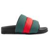 Gucci Женские утепленные шлепанцы на ремешке 'Зеленый Красный' Женские 700320 UFR30 3060