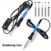 Electric Soldering Iron Temperature Adjustable Switch 60W 220V 110V Welding Mobile Phone Repair Tool 900M Soldering Iron Tip