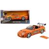 Réplique En Métal Die-cast - JADA TOYS - Toyota Supra - Échelle 1/24 - Couleur Orange - 1995