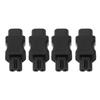 4PCS IEC320 C8 To IEC320 C7 Converter Power Plug Adapter for PDU Chassis Laptop Computer UPS Socket