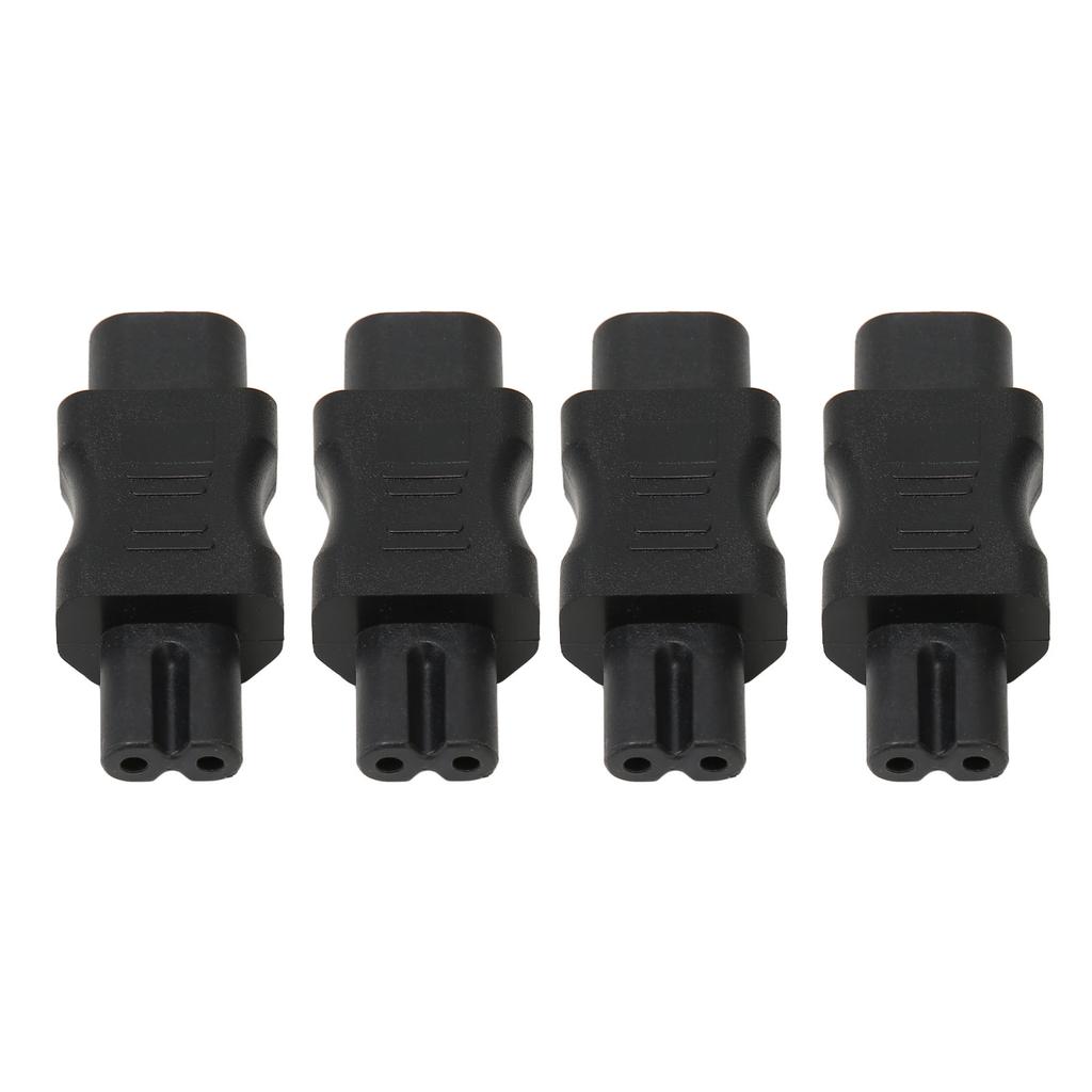 4PCS IEC320 C8 To IEC320 C7 Converter Power Plug Adapter for PDU Chassis Laptop Computer UPS Socket