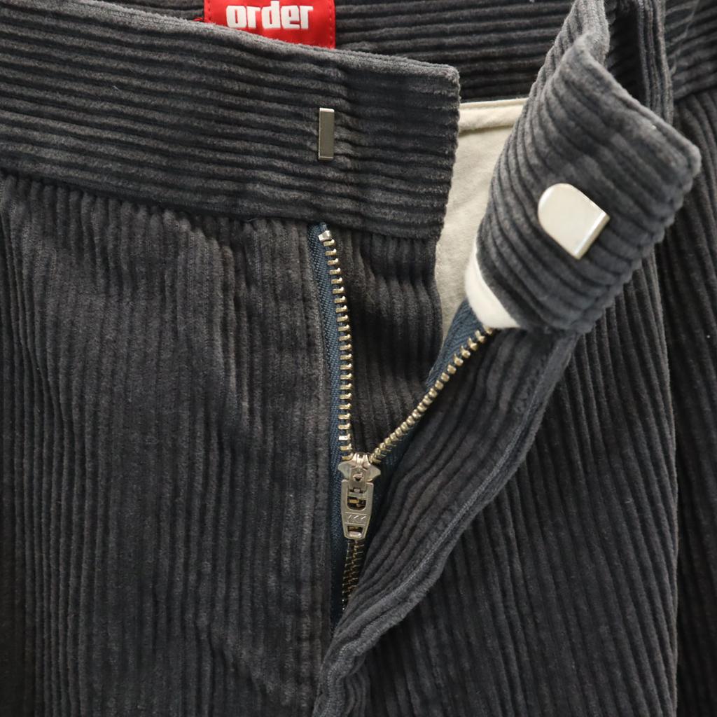 order Corduroy pants M Charcoal gray Men's Used