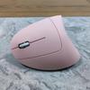 Вертикальная беспроводная мышь 5-го поколения, розовая, для левой руки
