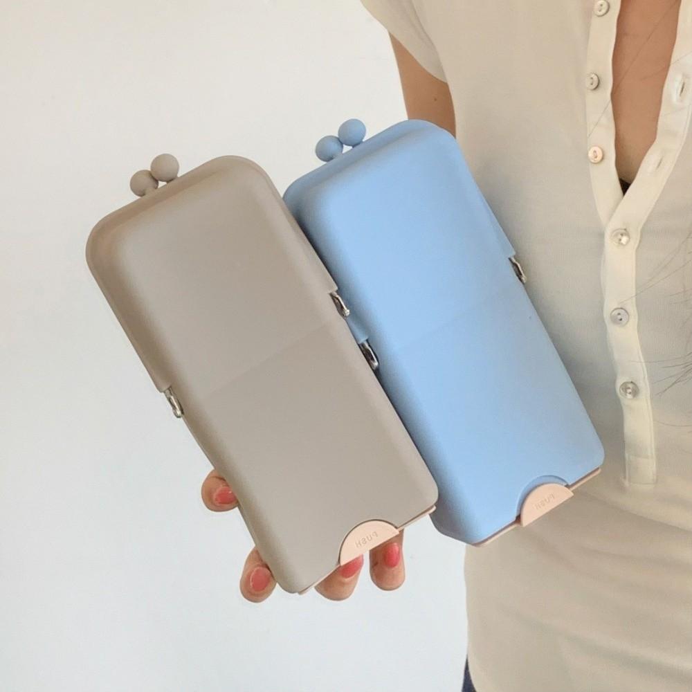 Standing Stationery Box Foldable Makeup Brush Holder Multi-Functional Pencil Case Students