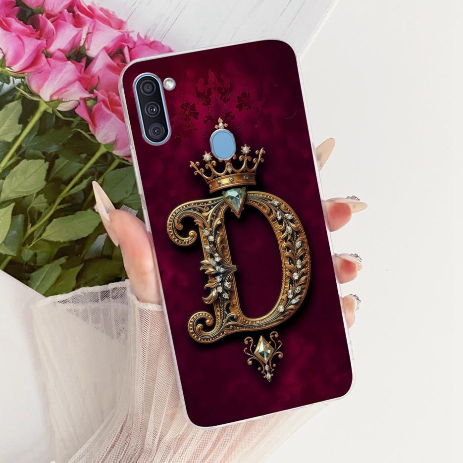 Чехол для Samsung Galaxy A11 SM-A115F Роскошный чехол с буквами и короной Мягкий тонкий чехол для телефона для Samsung A11 M 11 Galaxy M11 Fundas Сумки
