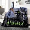 Customizable The Wizard of Oz3 Throw Blanket – Personalized Name, All-Season Cozy Snug Blanket, Machine Washable, Personalized Blanket