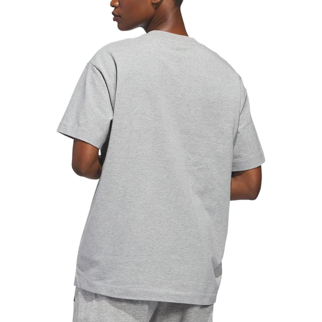 Adidas Свободная круглая шея короткий рукав баскетбольная майка унисекс топы KB7558