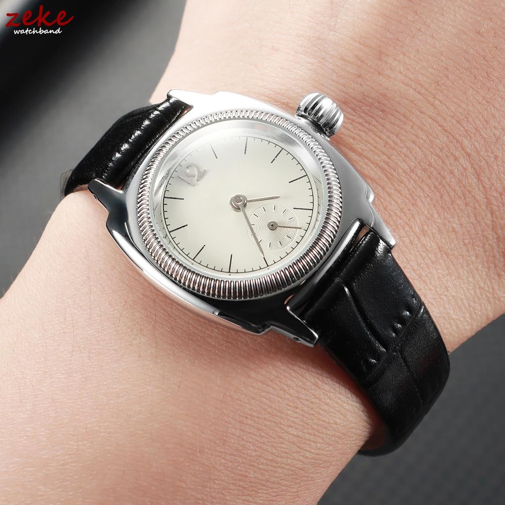 8мм 10мм 12мм 14мм 16мм Универсальный кожаный ремешок для часов для мужчин и женщин, сменный ремешок для часов, мягкие тонкие браслеты, ультратонкие ремни
